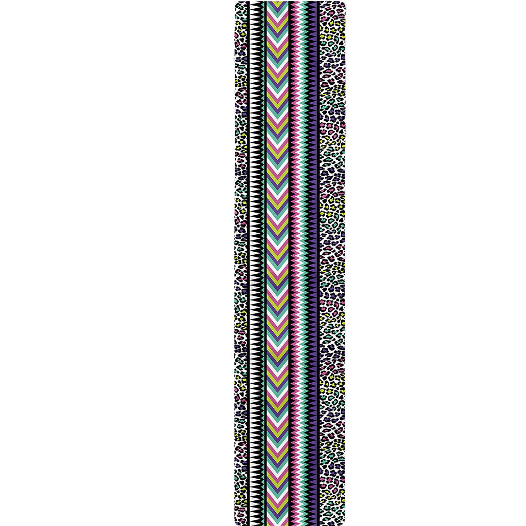 Colorful Leopard Navajo Tribal Print Table Runner