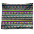 Colorful Leopard Navajo Tribal Print Tapestry