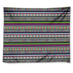 Colorful Leopard Navajo Tribal Print Tapestry