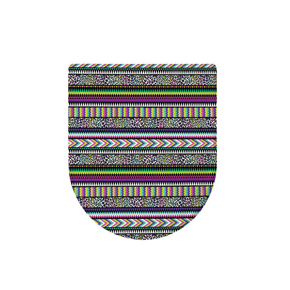 Colorful Leopard Navajo Tribal Print Toilet Lid Cover