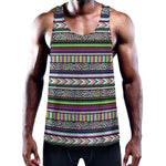 Colorful Leopard Navajo Tribal Print Training Tank Top
