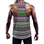 Colorful Leopard Navajo Tribal Print Training Tank Top