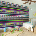 Colorful Leopard Navajo Tribal Print Wall Sticker