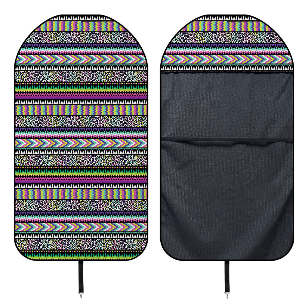 Colorful Leopard Navajo Tribal Print Waterproof Car Seat Cover