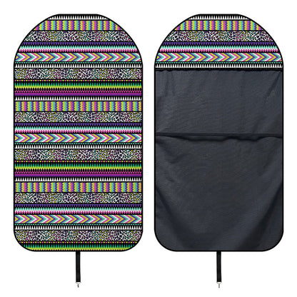 Colorful Leopard Navajo Tribal Print Waterproof Car Seat Cover