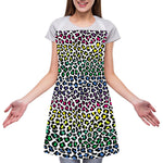 Colorful Leopard Print Adjustable Apron
