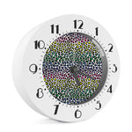 Colorful Leopard Print Alarm Clock