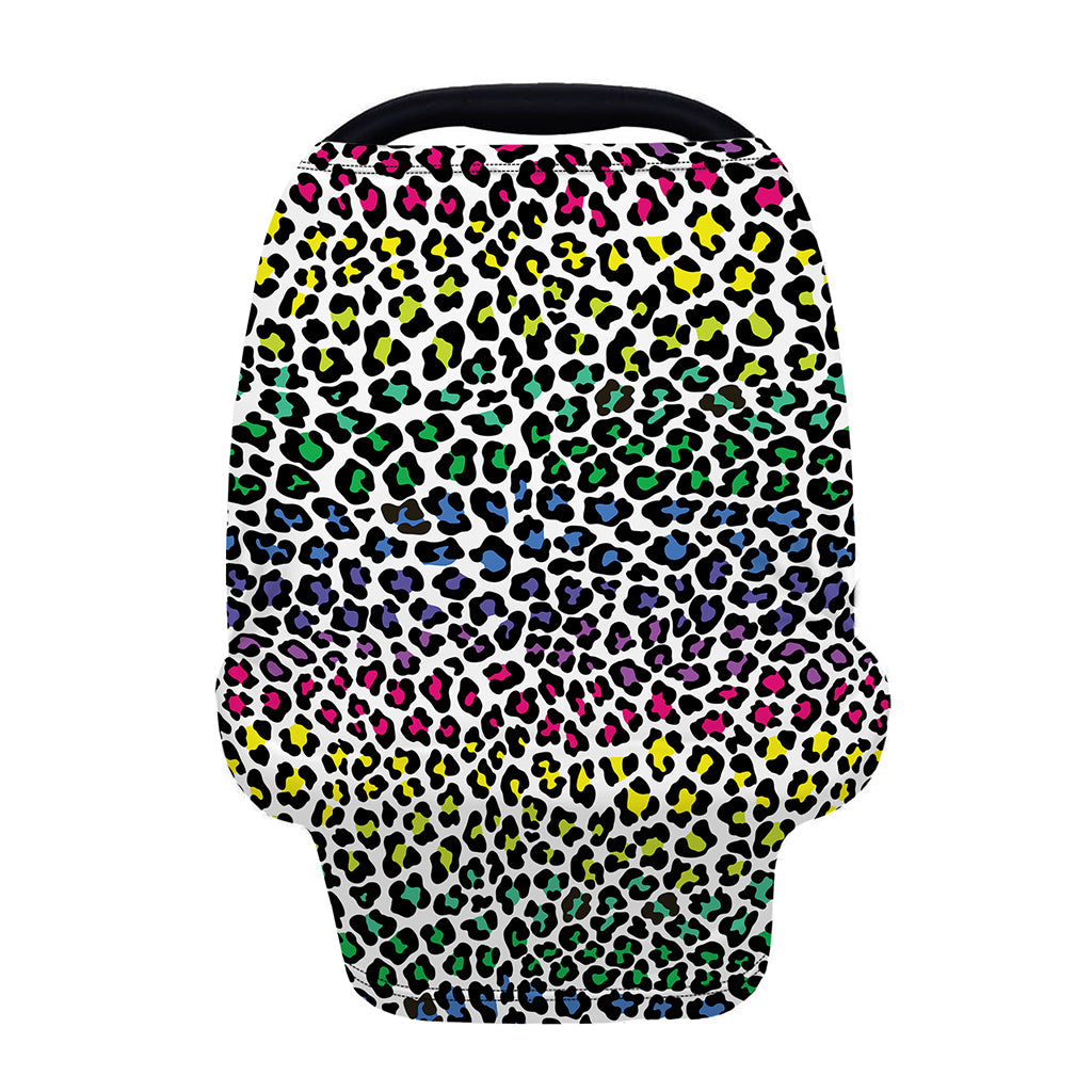 Colorful Leopard Print Baby Seat Cover