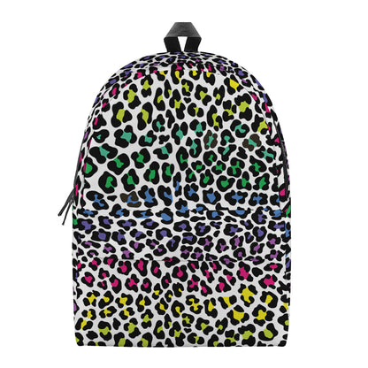 Colorful Leopard Print Backpack