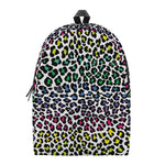 Colorful Leopard Print Backpack