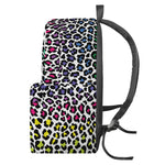 Colorful Leopard Print Backpack