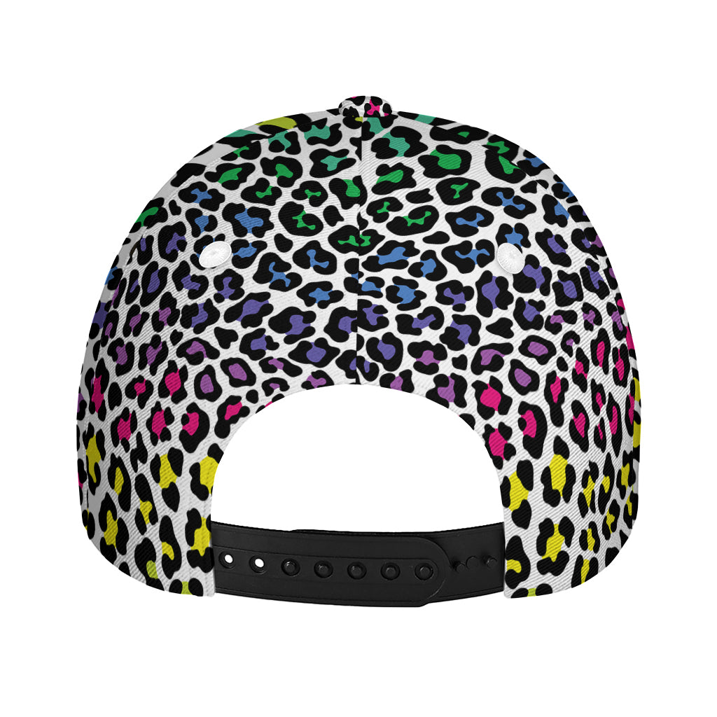 Colorful Leopard Print Baseball Cap