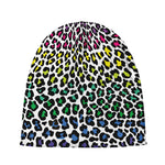 Colorful Leopard Print Beanie