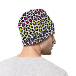 Colorful Leopard Print Beanie