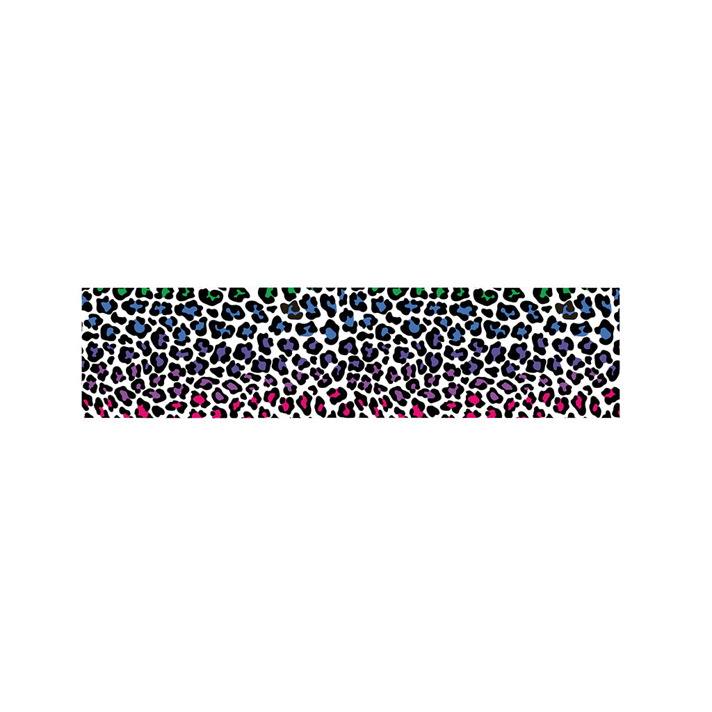 Colorful Leopard Print Bed Runner
