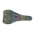 Colorful Leopard Print Bicycle Seat Cover