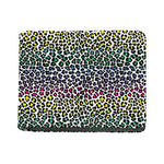 Colorful Leopard Print Bifold Wallet