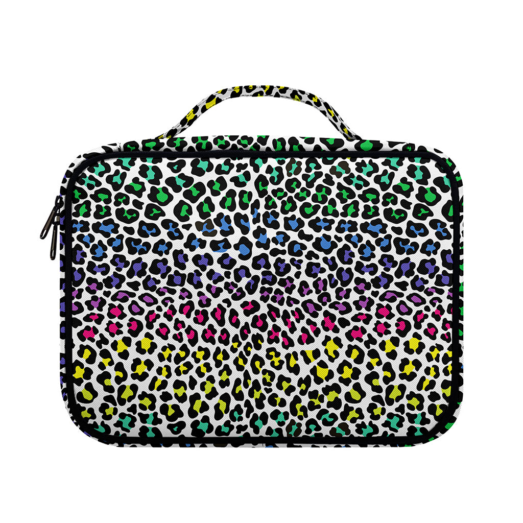 Colorful Leopard Print Briefcase Bible Bag