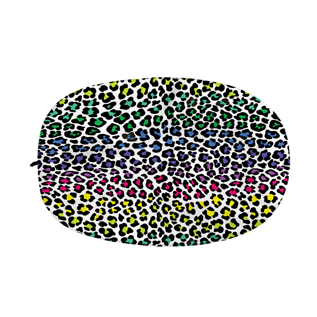 Colorful Leopard Print Car Side Mirror Covers