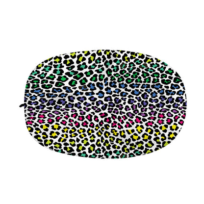 Colorful Leopard Print Car Side Mirror Covers