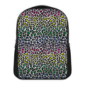 Colorful Leopard Print Casual Backpack