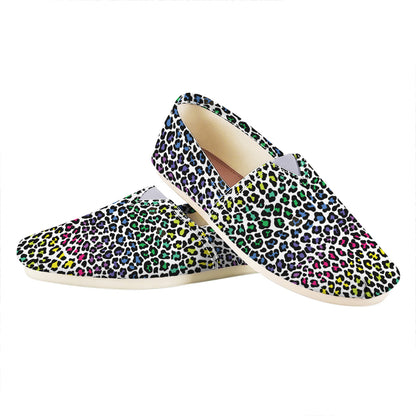 Colorful Leopard Print Casual Shoes