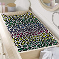 Colorful Leopard Print Changing Pad Cover