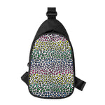 Colorful Leopard Print Chest Bag