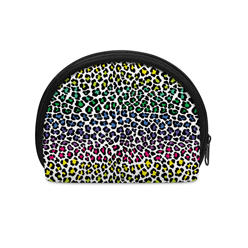 Colorful Leopard Print Coin Purse