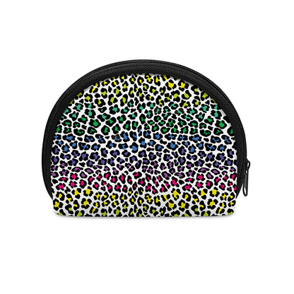 Colorful Leopard Print Coin Purse