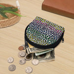 Colorful Leopard Print Coin Purse