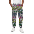 Colorful Leopard Print Cotton Sweatpants