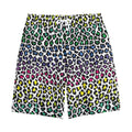 Colorful Leopard Print Cotton Shorts