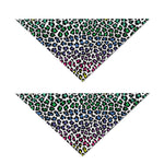 Colorful Leopard Print Dog Bandana