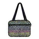 Colorful Leopard Print Double Strap Bible Bag