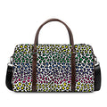 Colorful Leopard Print Duffel Bag