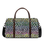 Colorful Leopard Print Duffle Bag