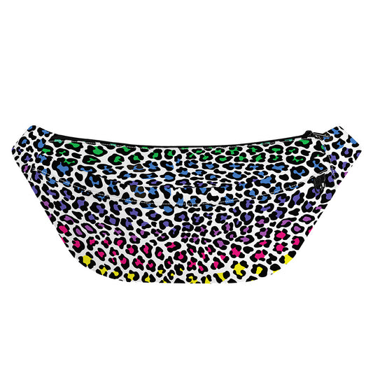 Colorful Leopard Print Fanny Pack