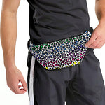 Colorful Leopard Print Fanny Pack