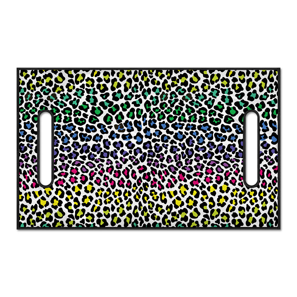 Colorful Leopard Print Golf Cart Seat Cover