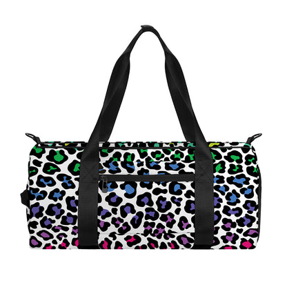 Colorful Leopard Print Gym Bag