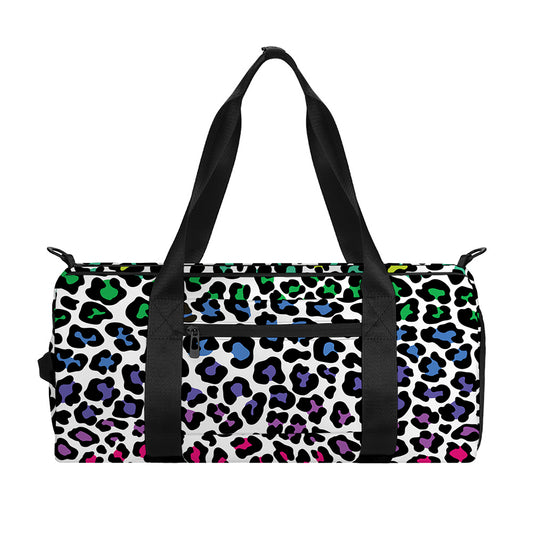 Colorful Leopard Print Gym Bag