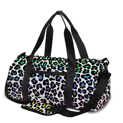 Colorful Leopard Print Gym Bag