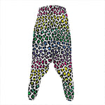 Colorful Leopard Print Hammer Pants