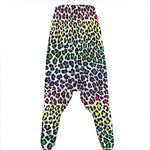 Colorful Leopard Print Hammer Pants