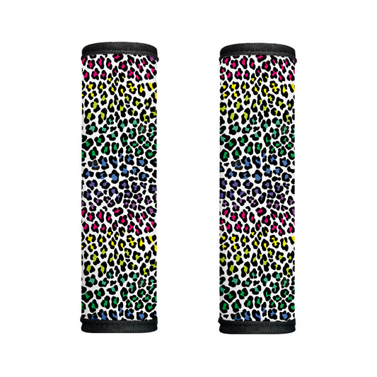 Colorful Leopard Print Handle Covers