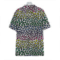 Colorful Leopard Print Hawaiian Shirt