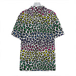 Colorful Leopard Print Hawaiian Shirt