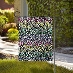 Colorful Leopard Print House Flag