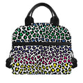 Colorful Leopard Print Insulated Lunch Bag